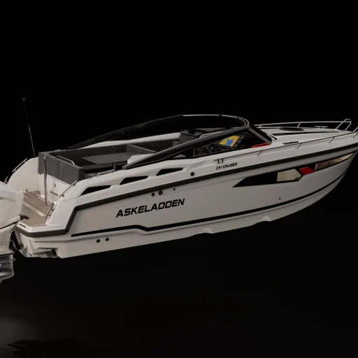 C91C Digital pre-rigging, Mercury AMS Twin, DTS top mount smart craft gateway no instruments, no steering cylinder from model year 22-