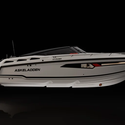 C91C Digital pre-rigging, Mercury AMS Twin, DTS top mount smart craft gateway no instruments, no steering cylinder from model year 22-