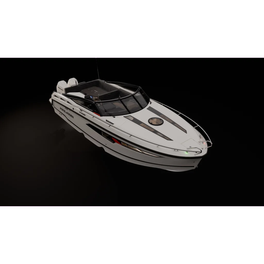 C91C Digital pre-rigging, Mercury AMS Twin, DTS top mount smart craft gateway no instruments, no steering cylinder from model year 22-